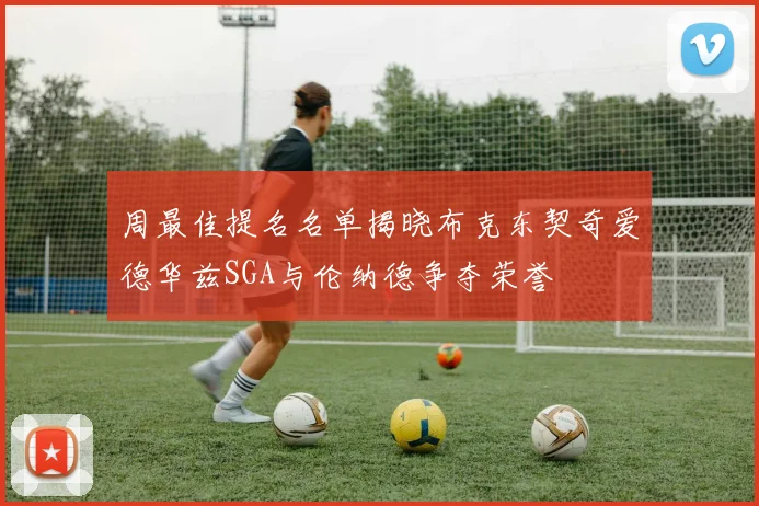 周最佳提名名单揭晓布克东契奇爱德华兹SGA与伦纳德争夺荣誉
